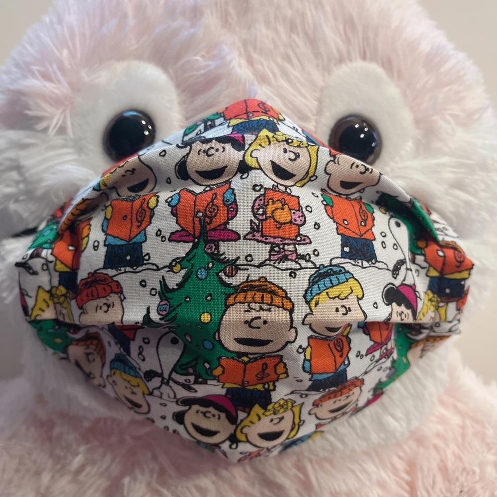 Face Mask Christmas Snoopy Woodstock Charlie Brown